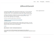 Tablet Screenshot of bharathganesh.com